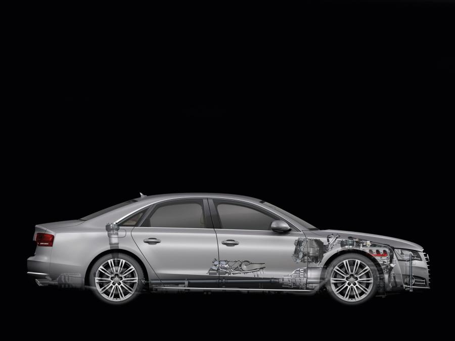 Схема Audi A8 4.2 TDI Quattro (D4) 2010 года  (WW) (фото 8 из 16)